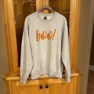 Boo! Graphic Ash Sweatshirt